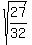 sqrt%2827%2F32%29