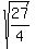 sqrt%2827%2F4%29