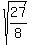 sqrt%2827%2F8%29