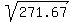 sqrt%28271.67%29
