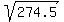 sqrt%28274.5%29