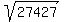 sqrt%2827427%29