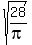 sqrt%2828%2Fpi%29