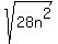sqrt%2828n%5E2%29