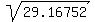 sqrt%2829.16752%29