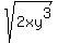 sqrt%282xy%5E3%29