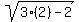 sqrt%283%282%29-2%29