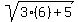 sqrt%283%286%29%2B5%29
