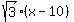 sqrt%283%29%2A%28x-10%29