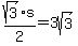 sqrt%283%29%2As%2F2=3sqrt%283%29