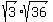 sqrt%283%29%2Asqrt%2836%29