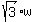 sqrt%283%29%2Aw