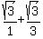 sqrt%283%29%2F1%2Bsqrt%283%29%2F3
