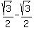 sqrt%283%29%2F2+-+sqrt%283%29%2F2