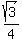 sqrt%283%29%2F4%29%2Ax%5E2