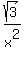 sqrt%283%29%2Fx%5E2