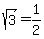 sqrt%283%29+=+1%2F2