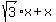 sqrt%283%29x+%2B+x