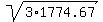 sqrt%283%2A1774.67%29