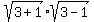 sqrt%283%2B1%29sqrt%283-1%29