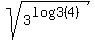 sqrt%283%5E%28log3%284%29%29%29++