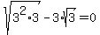 sqrt%283%5E2%2A3%29+-+3%2Asqrt%283%29+=+0