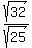 sqrt%2832%29+%2F+sqrt%2825%29