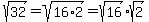 sqrt%2832%29+=+sqrt%2816%2A2%29+=+sqrt%2816%29%2Asqrt%282%29
