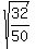 sqrt%2832%2F50%29