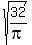 sqrt%2832%2Fpi%29