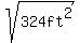sqrt%28324ft%5E2%29