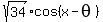 sqrt%2834%29cos%28x-theta%29
