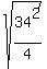 sqrt%2834%5E2%2F4%29