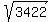 sqrt%283422%29