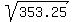 sqrt%28353.25%29
