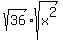 sqrt%2836%29%2Asqrt%28x%5E2%29