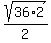 sqrt%2836%2A2%29%2F2