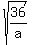 sqrt%2836%2Fa%29