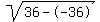 sqrt%2836--36%29