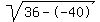 sqrt%2836--40%29
