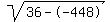 sqrt%2836--448%29