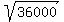 sqrt%2836000%29