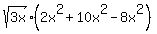 sqrt%283x%29%282x%5E2%2B10x%5E2-8x%5E2%29