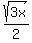 sqrt%283x%29%2F2