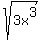 \"sqrt%283x%5E3%29\"