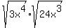 sqrt%283x%5E4%29%2A+sqrt%2824x%5E3%29