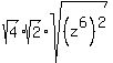 sqrt%284%29%2Asqrt%282%29%2Asqrt%28%28z%5E6%29%5E2%29