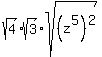 sqrt%284%29%2Asqrt%283%29%2Asqrt%28%28z%5E5%29%5E2%29