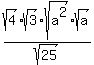 sqrt%284%29%2Asqrt%283%29%2Asqrt%28a%5E2%29%2Asqrt%28a%29%2Fsqrt%2825%29