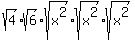 sqrt%284%29%2Asqrt%286%29%2Asqrt%28x%5E2%29%2Asqrt%28x%5E2%29%2Asqrt%28x%5E2%29